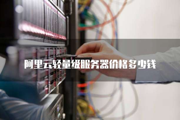 阿里云轻量级服务器价格多少钱