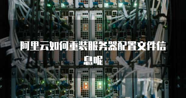 阿里云如何重装服务器配置文件信息呢