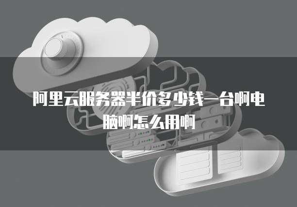 阿里云服务器半价多少钱一台啊电脑啊怎么用啊