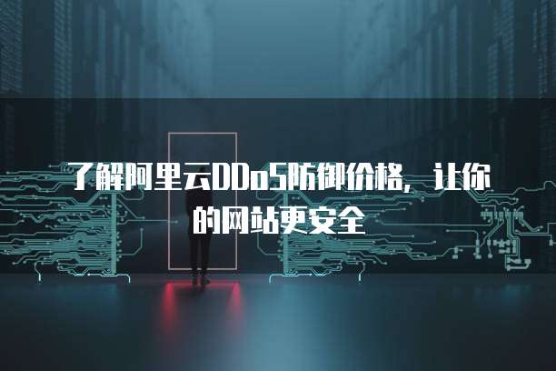 了解阿里云DDoS防御价格，让你的网站更安全
