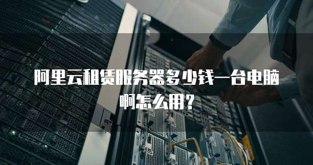 阿里云租赁服务器多少钱一台电脑啊怎么用?