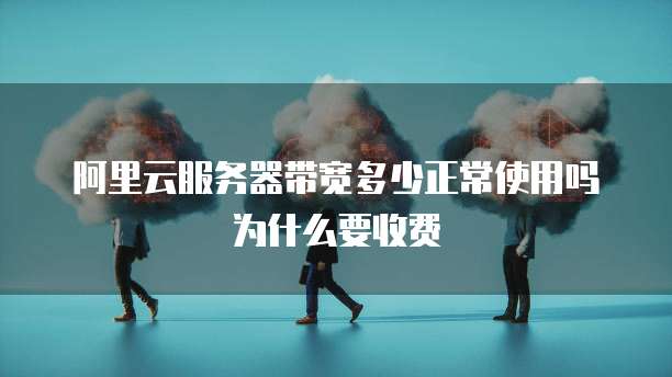 阿里云服务器带宽多少正常使用吗为什么要收费