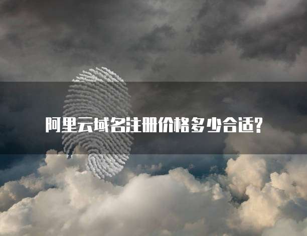 阿里云域名注册价格多少合适?