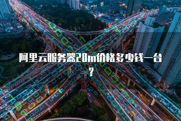 阿里云服务器20m价格多少钱一台?