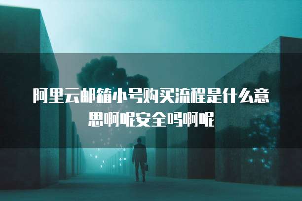 阿里云邮箱小号购买流程是什么意思啊呢安全吗啊呢