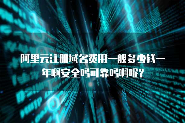 阿里云注册域名费用一般多少钱一年啊安全吗可靠吗啊呢？