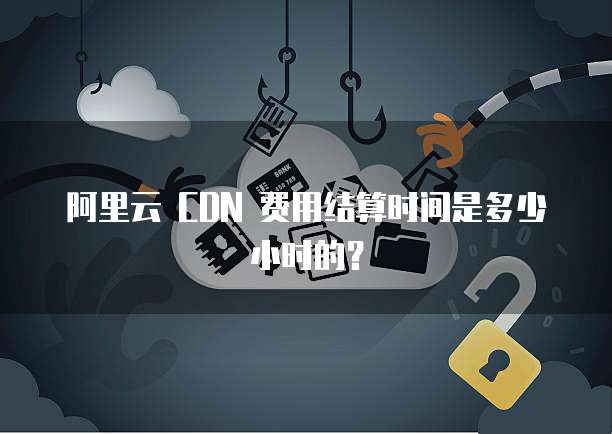阿里云 CDN 费用结算时间是多少小时的?