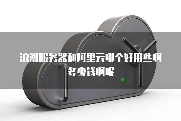 浪潮服务器和阿里云哪个好用些啊多少钱啊呢