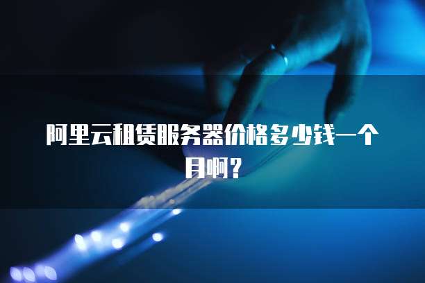 阿里云租赁服务器价格多少钱一个月啊?