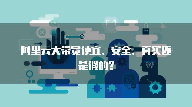 阿里云大带宽便宜、安全、真实还是假的?