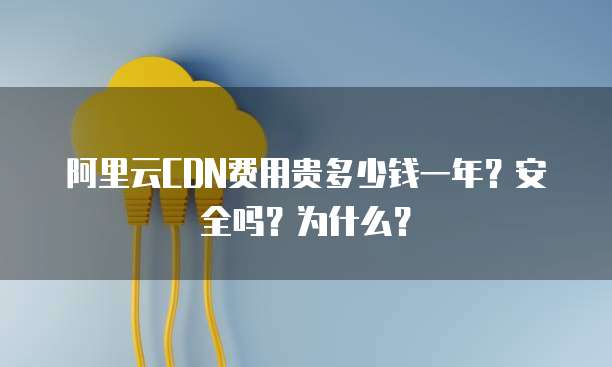 阿里云CDN费用贵多少钱一年?安全吗?为什么?