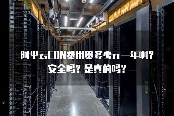 阿里云CDN费用贵多少元一年啊?安全吗?是真的吗?