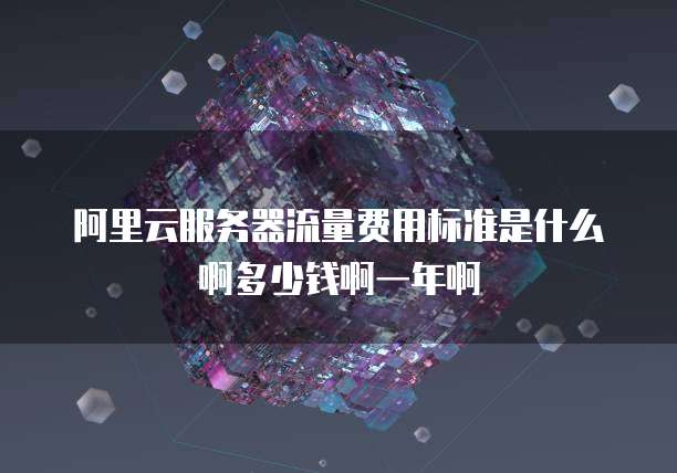 阿里云服务器流量费用标准是什么啊多少钱啊一年啊