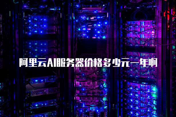 阿里云AI服务器价格多少元一年啊