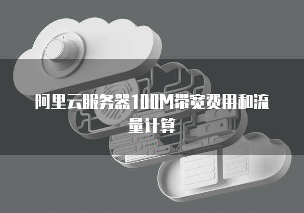 阿里云服务器100M带宽费用和流量计算