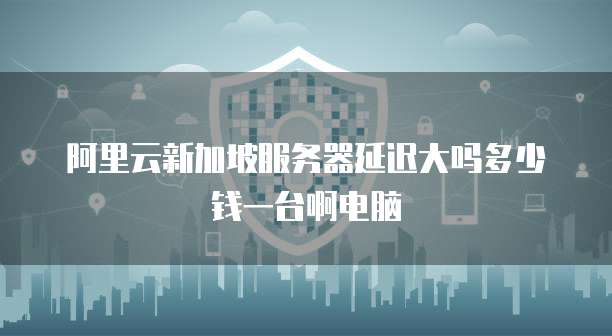 阿里云新加坡服务器延迟大吗多少钱一台啊电脑