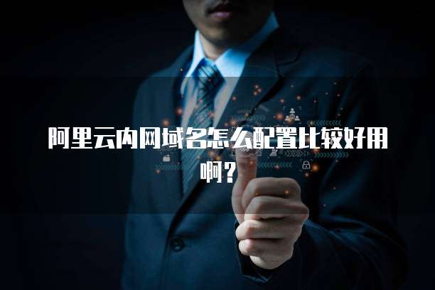 阿里云内网域名怎么配置比较好用啊?