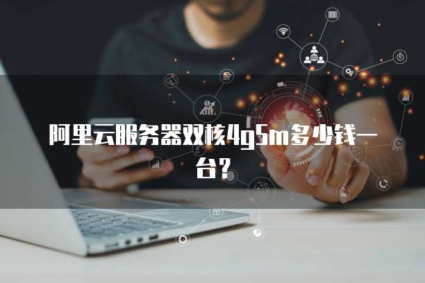 阿里云服务器双核4g5m多少钱一台?