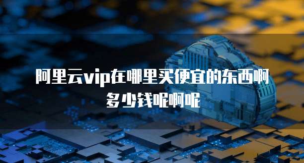 阿里云vip在哪里买便宜的东西啊多少钱呢啊呢