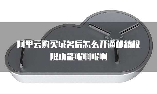 阿里云购买域名后怎么开通邮箱权限功能呢啊呢啊