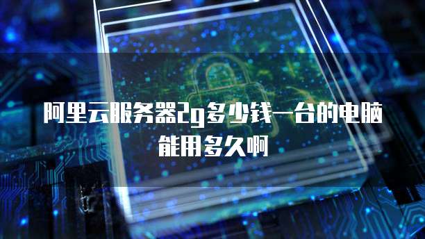 阿里云服务器2g多少钱一台的电脑能用多久啊