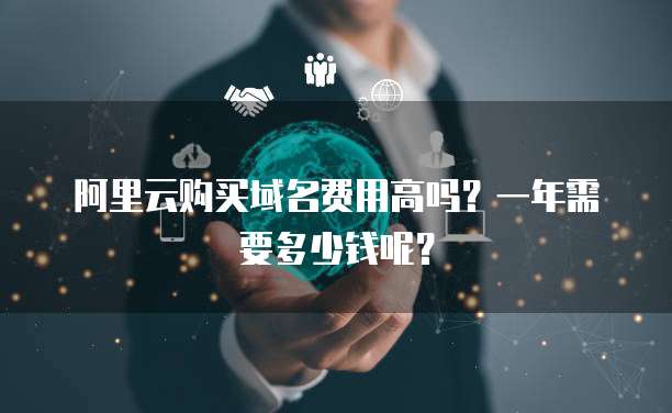 阿里云购买域名费用高吗?一年需要多少钱呢?