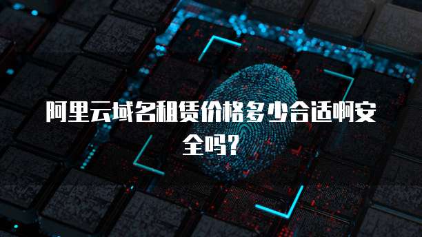 阿里云域名租赁价格多少合适啊安全吗？