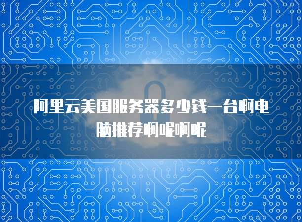 阿里云美国服务器多少钱一台啊电脑推荐啊呢啊呢