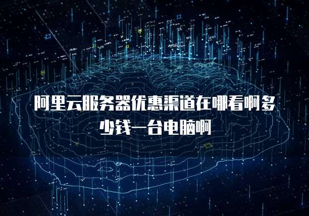 阿里云服务器优惠渠道在哪看啊多少钱一台电脑啊