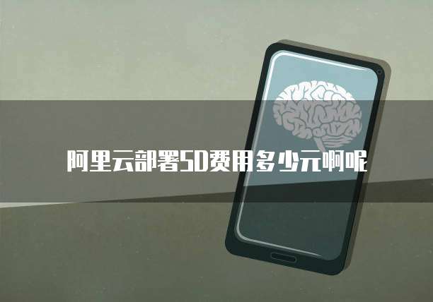 阿里云部署SD费用多少元啊呢
