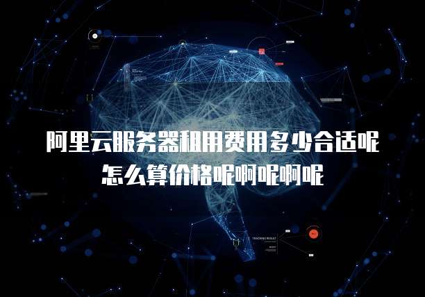 阿里云服务器租用费用多少合适呢怎么算价格呢啊呢啊呢