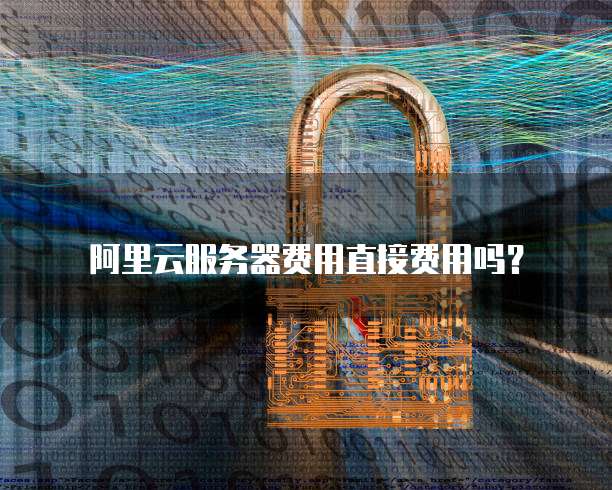 阿里云服务器费用直接费用吗?