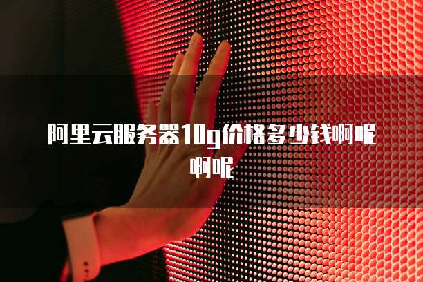 阿里云服务器10g价格多少钱啊呢啊呢