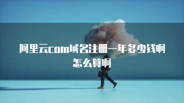 阿里云com域名注册一年多少钱啊怎么算啊
