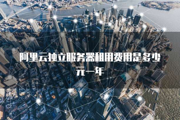 阿里云独立服务器租用费用是多少元一年