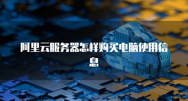阿里云服务器怎样购买电脑使用信息