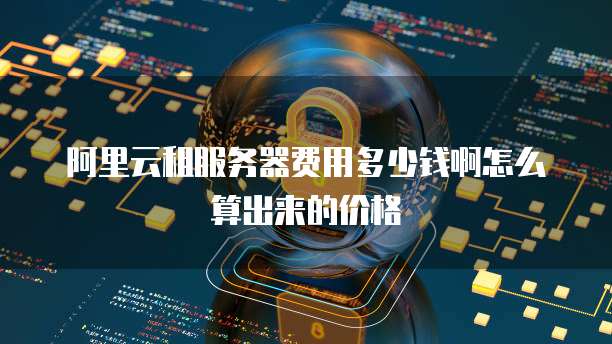 阿里云租服务器费用多少钱啊怎么算出来的价格