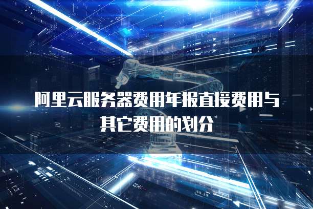阿里云服务器费用年报直接费用与其它费用的划分