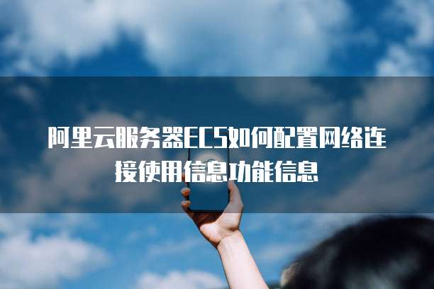 阿里云服务器ECS如何配置网络连接使用信息功能信息