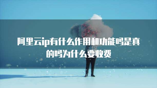 阿里云ip有什么作用和功能吗是真的吗为什么要收费