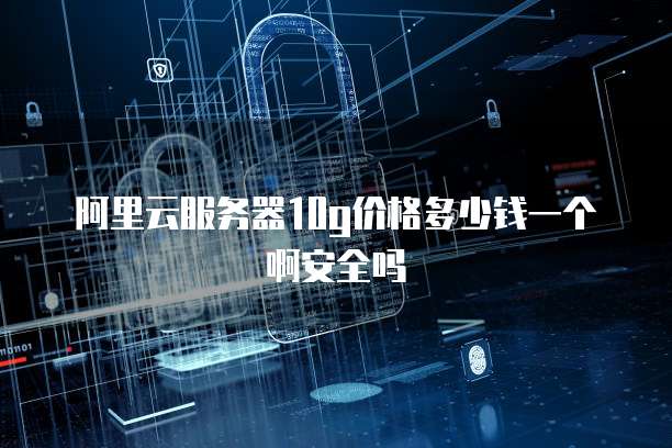 阿里云服务器10g价格多少钱一个啊安全吗