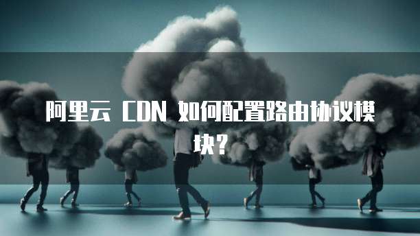 阿里云 CDN 如何配置路由协议模块?