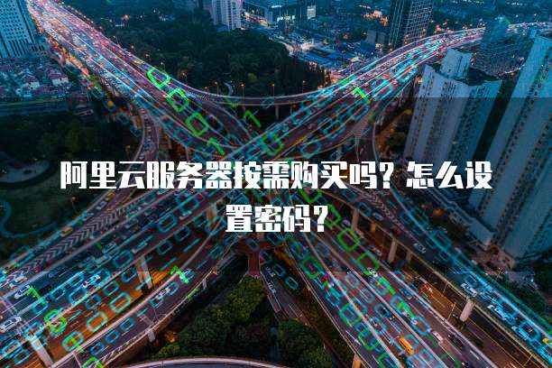 阿里云服务器按需购买吗?怎么设置密码?