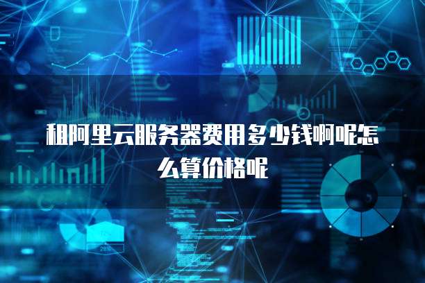租阿里云服务器费用多少钱啊呢怎么算价格呢