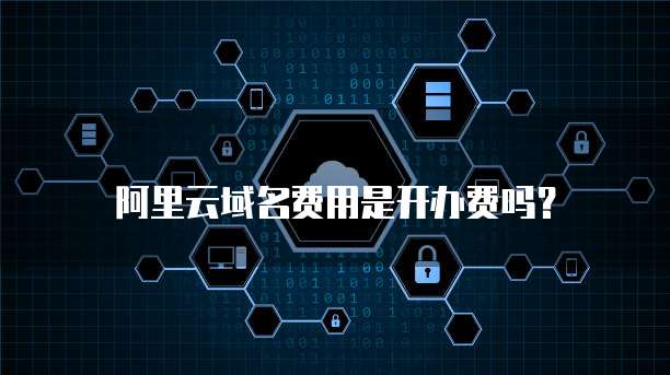 阿里云域名费用是开办费吗?