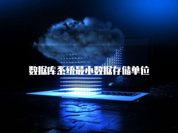 数据库系统最小数据存储单位