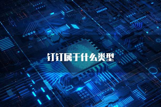 钉钉属于什么类型