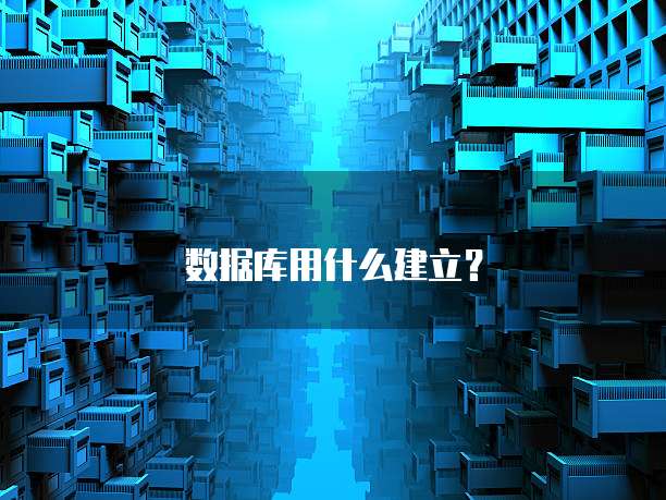 数据库用什么建立？