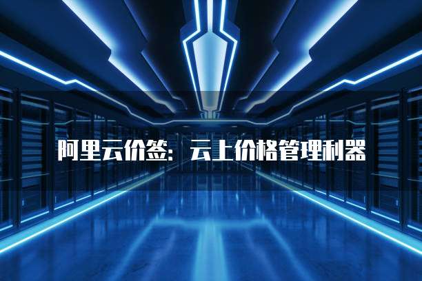 阿里云价签:云上价格管理利器