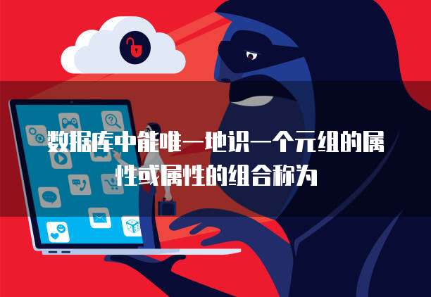 数据库中能唯一地识一个元组的属性或属性的组合称为